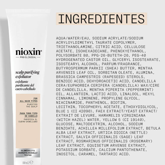 Esfoliante Capilar Purificante e Anticaspa Nioxin